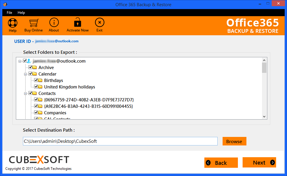 outlook 365 nk2 file location