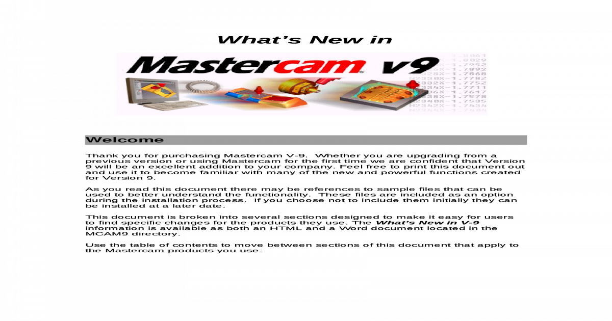 mastercam v9 download