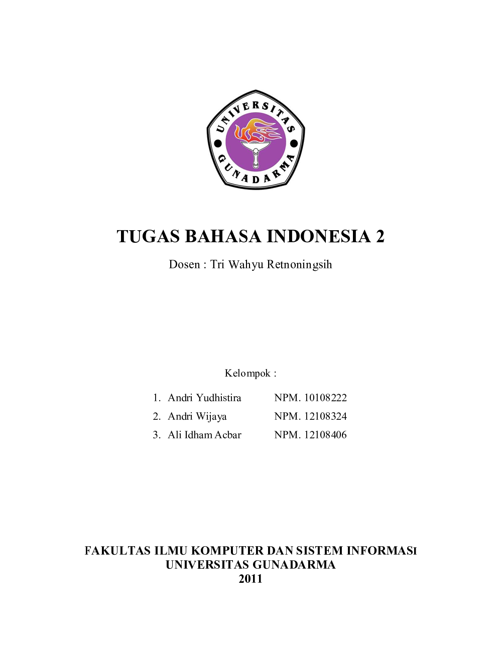 makalah bahasa indonesia pdf